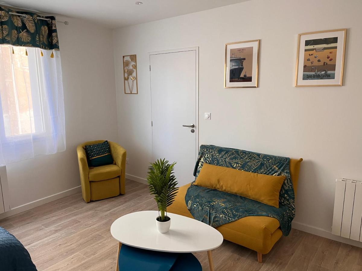 Studio Cosy Avec Terrasse, Proche Chantiers Et Airbus Сен-Назар Екстериор снимка